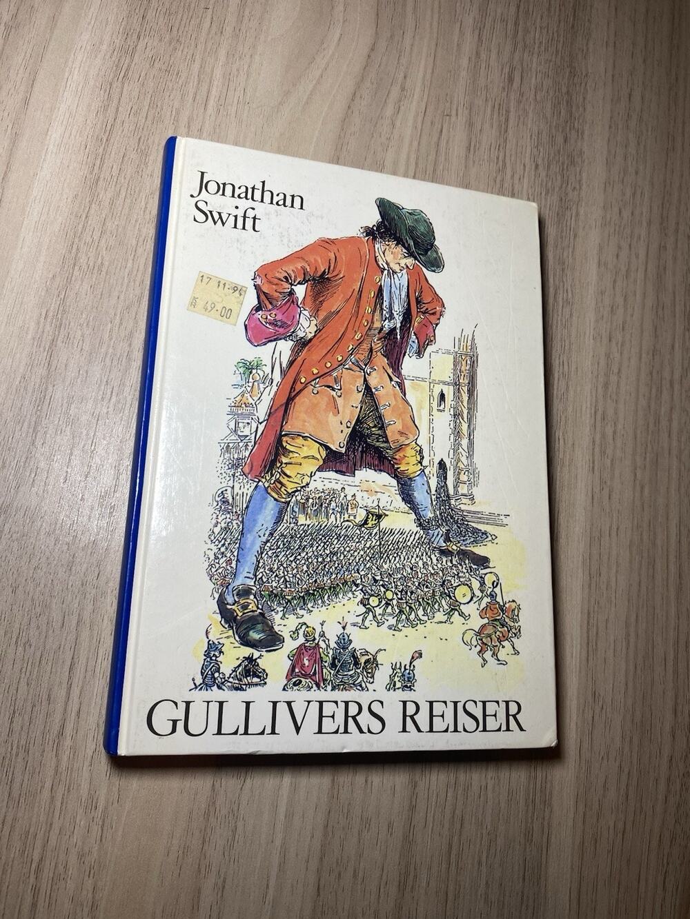 Jonathan Swift Gullivers Reiser Norwegian Book 1994 Hardcover Illustrated Damm